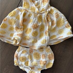 Yellow and Orange Sunshine Kids Outfit